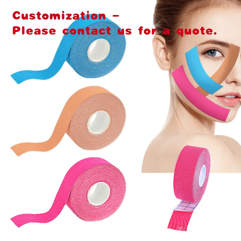 

custom.Anthrive Direct Factory's Cotton Kinesiology Lifting Face Tape 5m Length Wrinkles Firming Skin Custom