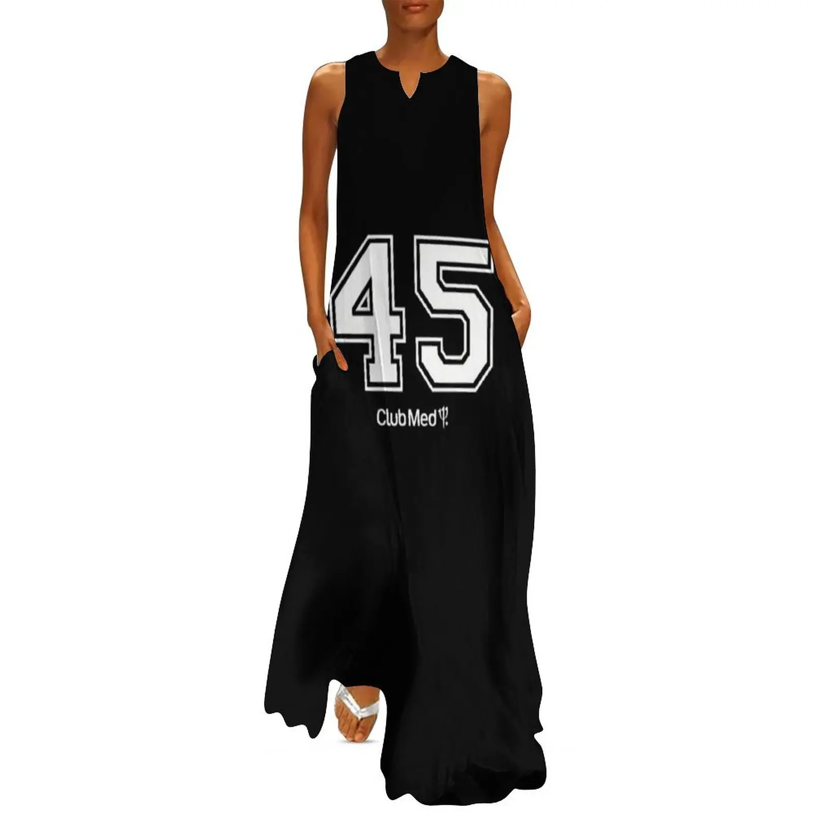 

Number 45 Club Med Long Dress summer dress woman 2025 trendy women dresses Dress for girls women's evening dresses 2025