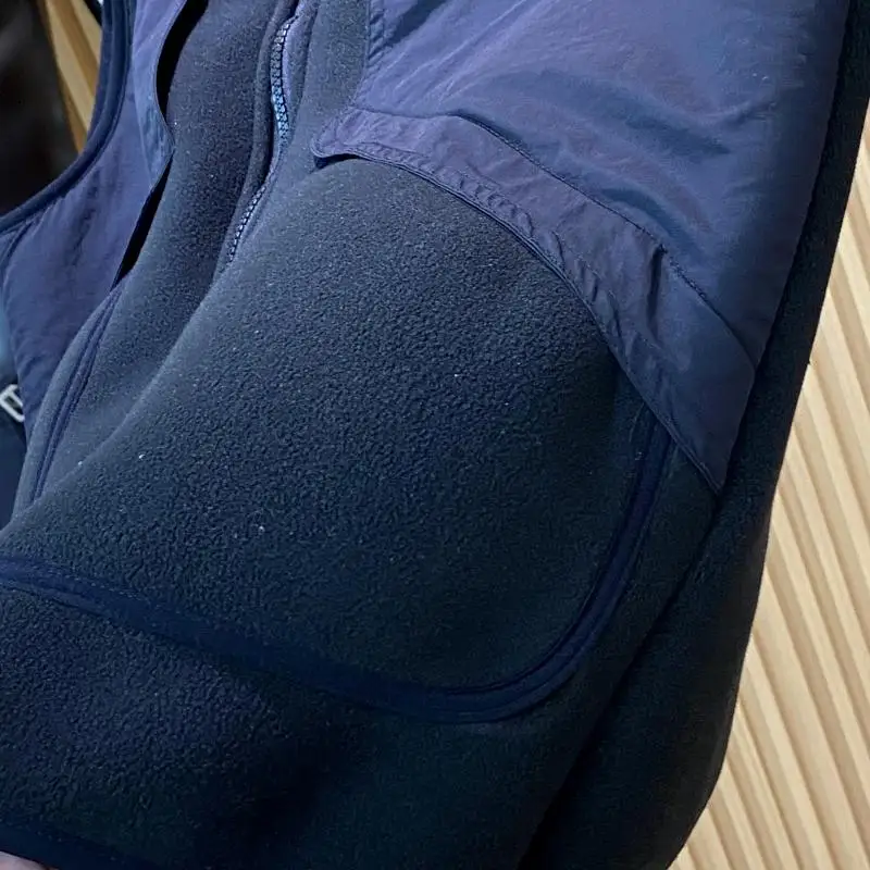 

Heavyweight Outdoor Functional Fce Vest Men's Casual Faion Autumn Winter Zipper Closure Color Stand Fit Jaet