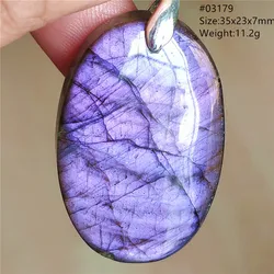 Natural Blue Light Labradorite Pendant Water Drop Colorful Women Men Labradorite Jewelry Necklace AAAAA