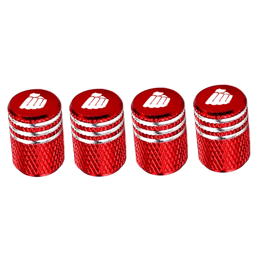 

4x Red Fist Wheel Stem Air Caps Tire Valve for Sierra Silverado Ram F150 250 Accessories