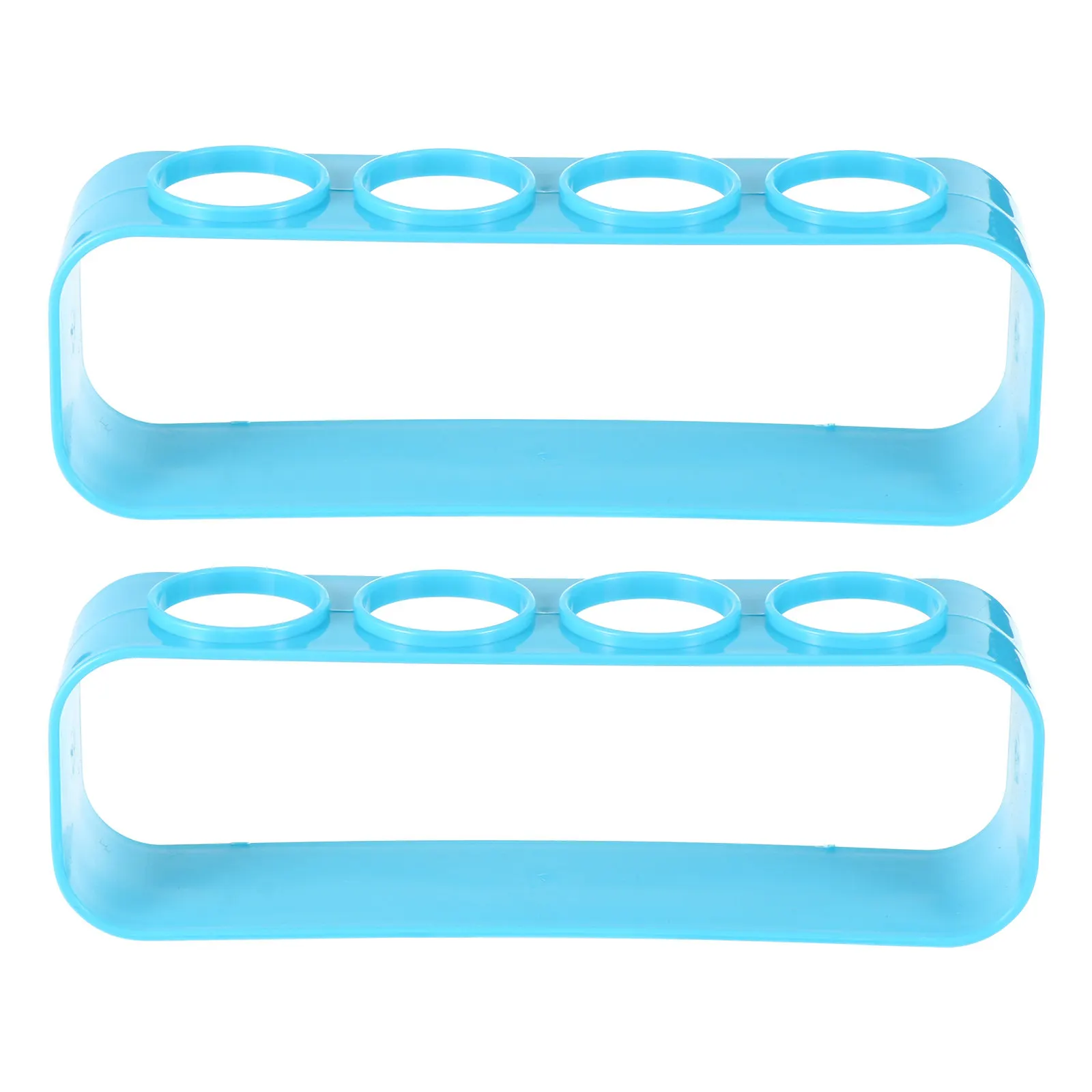 2Pcs Test Tube Rack Heavy Duty Lab Tube Holder Organizer Efficient Reusable Washable Rack Storage Holder Storage Shelf