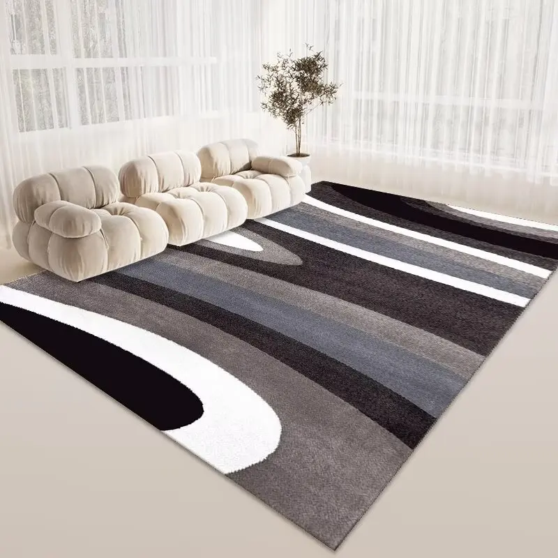 Nordic Carpets for Living Room Home Decoration Bedroom Large Area Rug Light Luxury Lounge Carpet Easy Cleaning Room Decor Mat