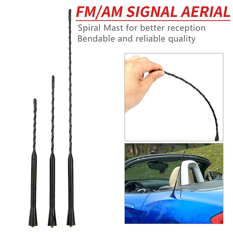 Per mercedes-benz Mazda Nissan Toyota Ford Hyundai universale 9/11/16 pollici auto tetto albero frusta Radio Stereo FM/AM antenna di segnale