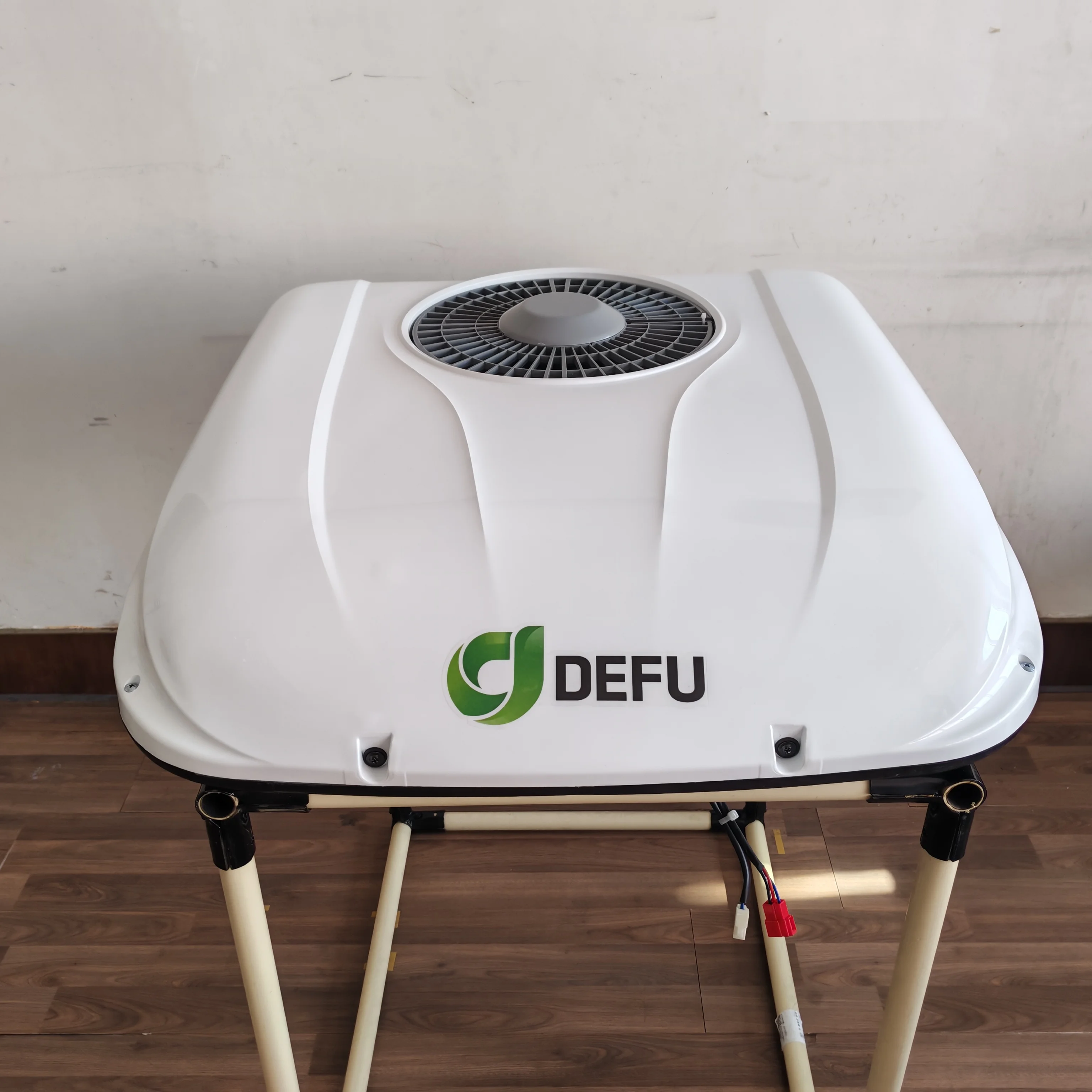 مكيفات هواء ركن السيارة الكهربائية على السطح عن بعد بدون فرش مجموعة 12 فولت 24 فولت لشاحنة فان #6