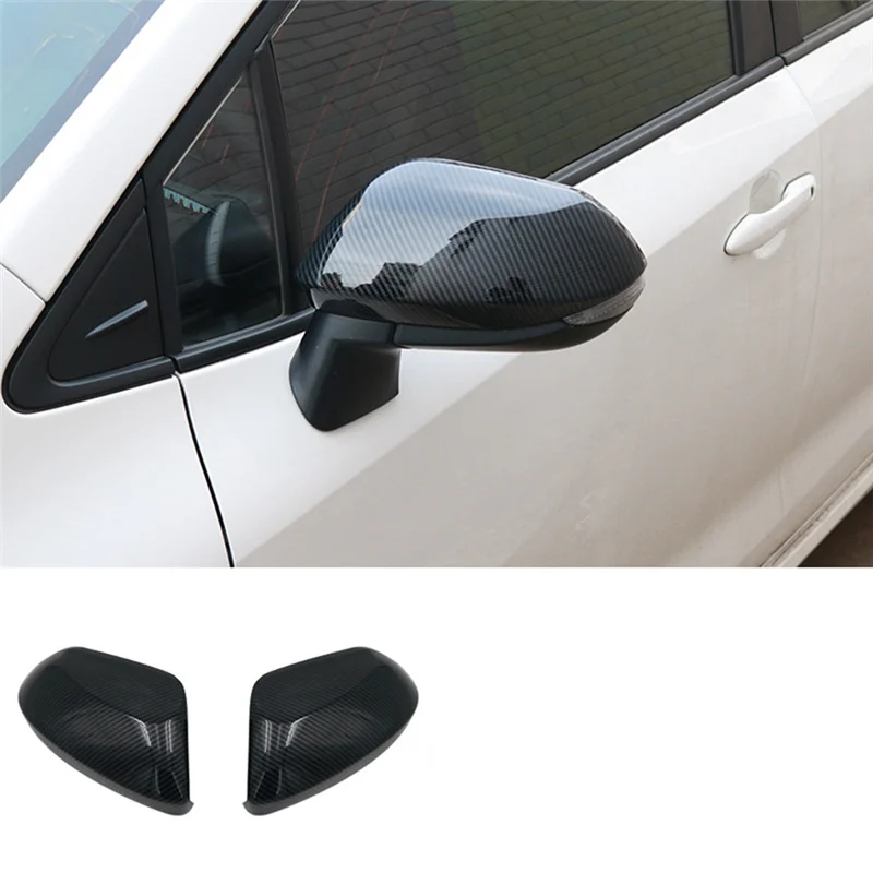 New Car Rear View Mirror Housing for Toyota 2019 CAROLINA Carbon Fiber Reversing Mirror Trim Cover