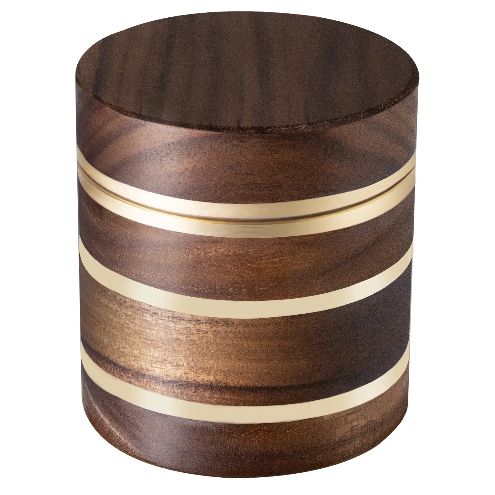 Wooden 4 layer High-grade and   aluminium alloy herb grinder  63mm  smoke herb  grinders spice mill cigarette accessorie