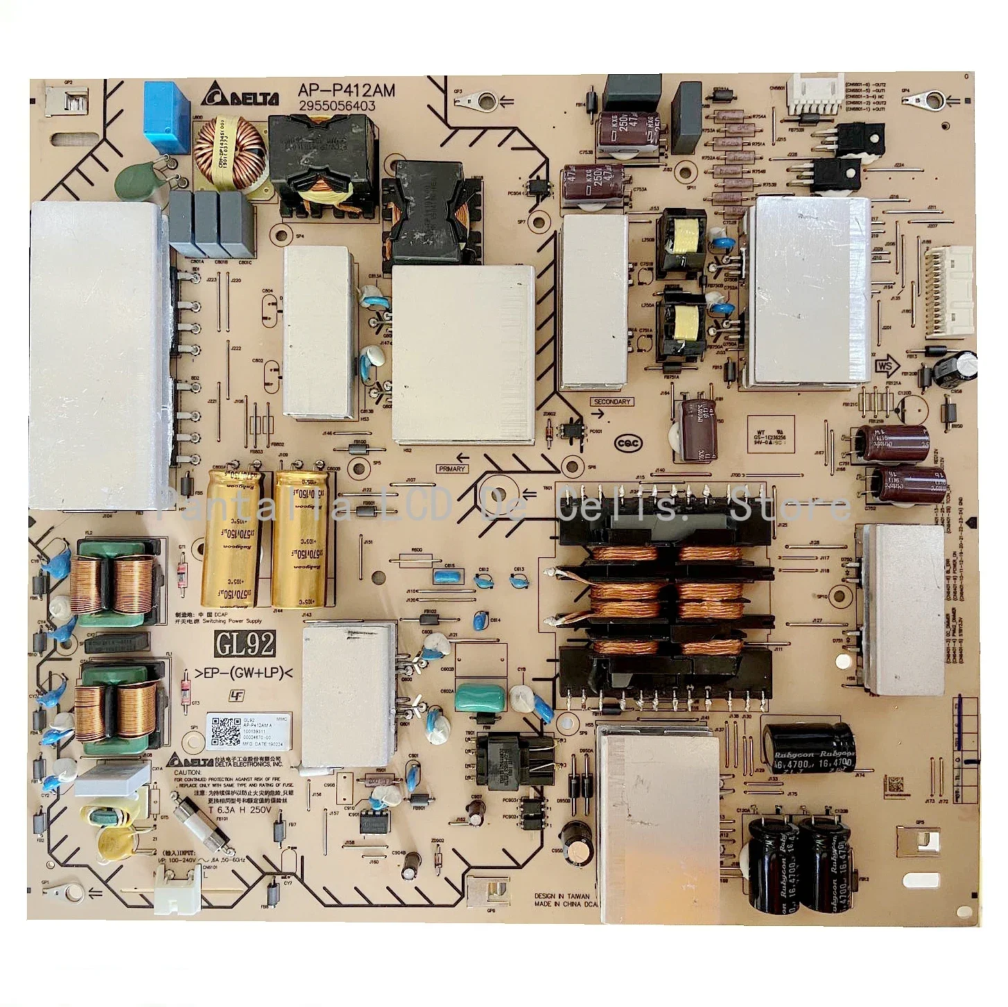 GL92 AP-P412AM 2955056403 Power Supply Board for SONY KD-75X8000G KD-75X75CH KD-75X750H XBR-75X800G Original TV Accessories