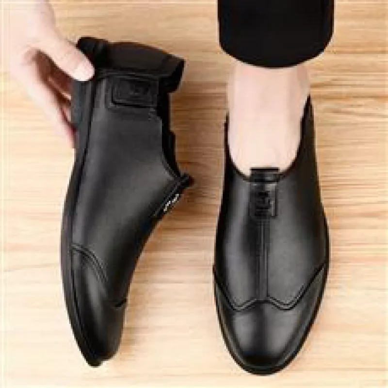 Loafers Men's Shoes Summer Breathable Leather Casual Shoes Men's Moccasins Dad Shoes