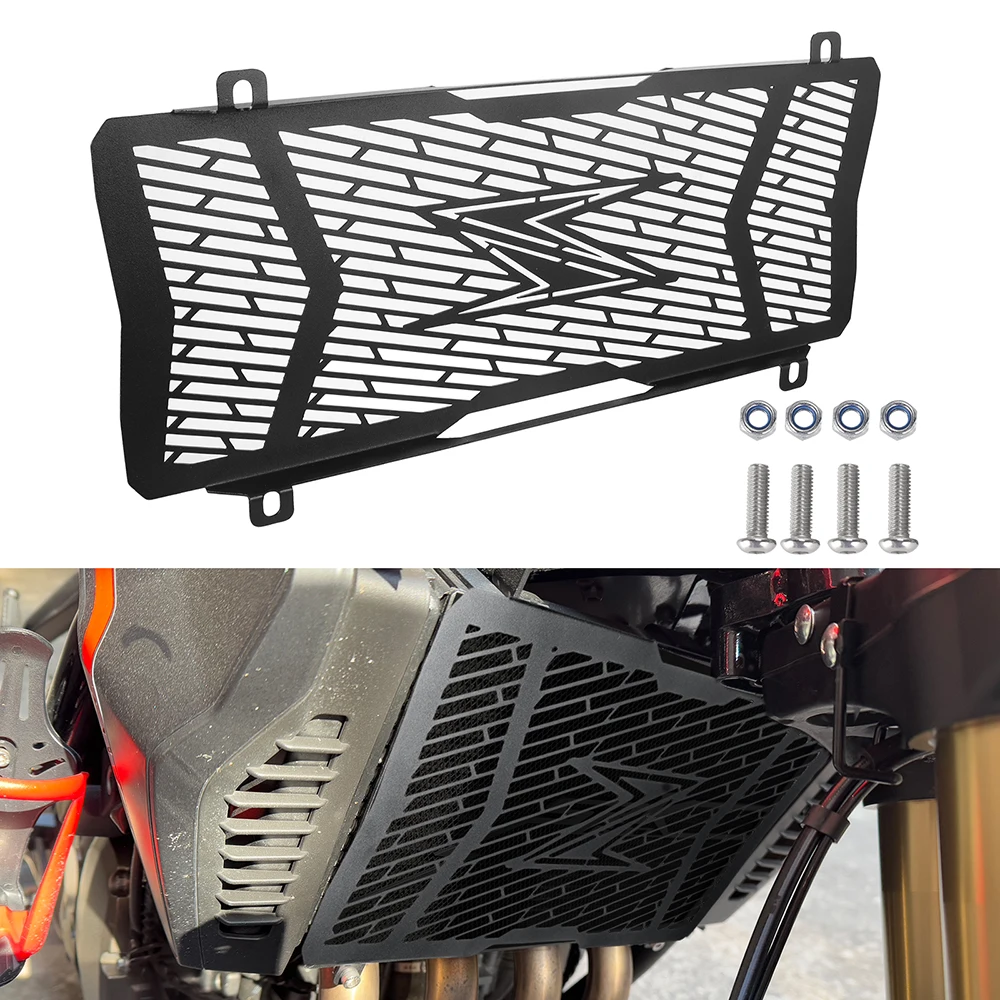 Motorcycle Radiator Cover Grill Shield Protection For KAWASAKI Z650 2017 2018 2019 2020 2021 2022 Grille Guard Black Accessories