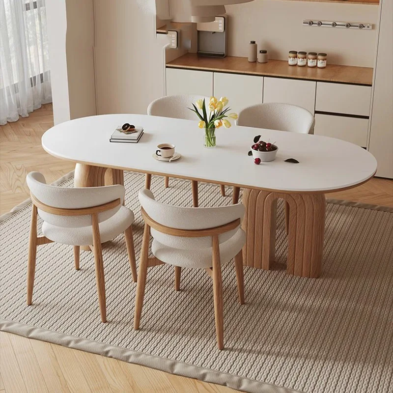 

Nordic Modern Dining Table Chairs Coffee Restaurant Conference Dining Table Wood Kitchen Office Muebles Living Room Furniture