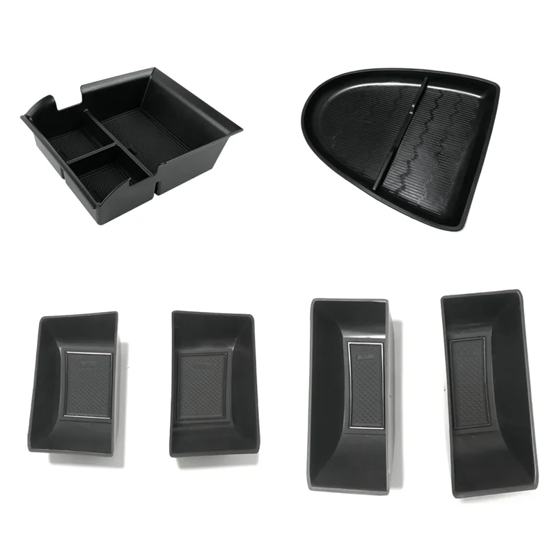 For BYD Atto 3 2022 2023 Front Rear Door Handle Armrest Storage Box + Central Control Lower Armrest Storage Box