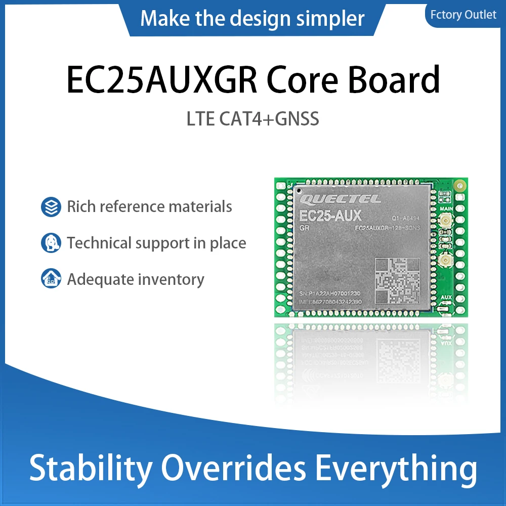 LTE CAT4  Development Boards EC25AUXGR   EC25AUXGR-128-SGNS Core Board 1pcs