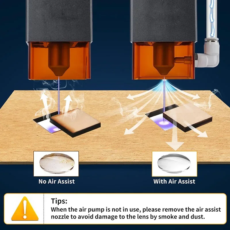 Imagem -04 - Compressor de ar Magnético Elétrico para Gravação a Laser Cnc Máquina de Corte Bomba de ar Aquário e Sistemas Hidropônicos