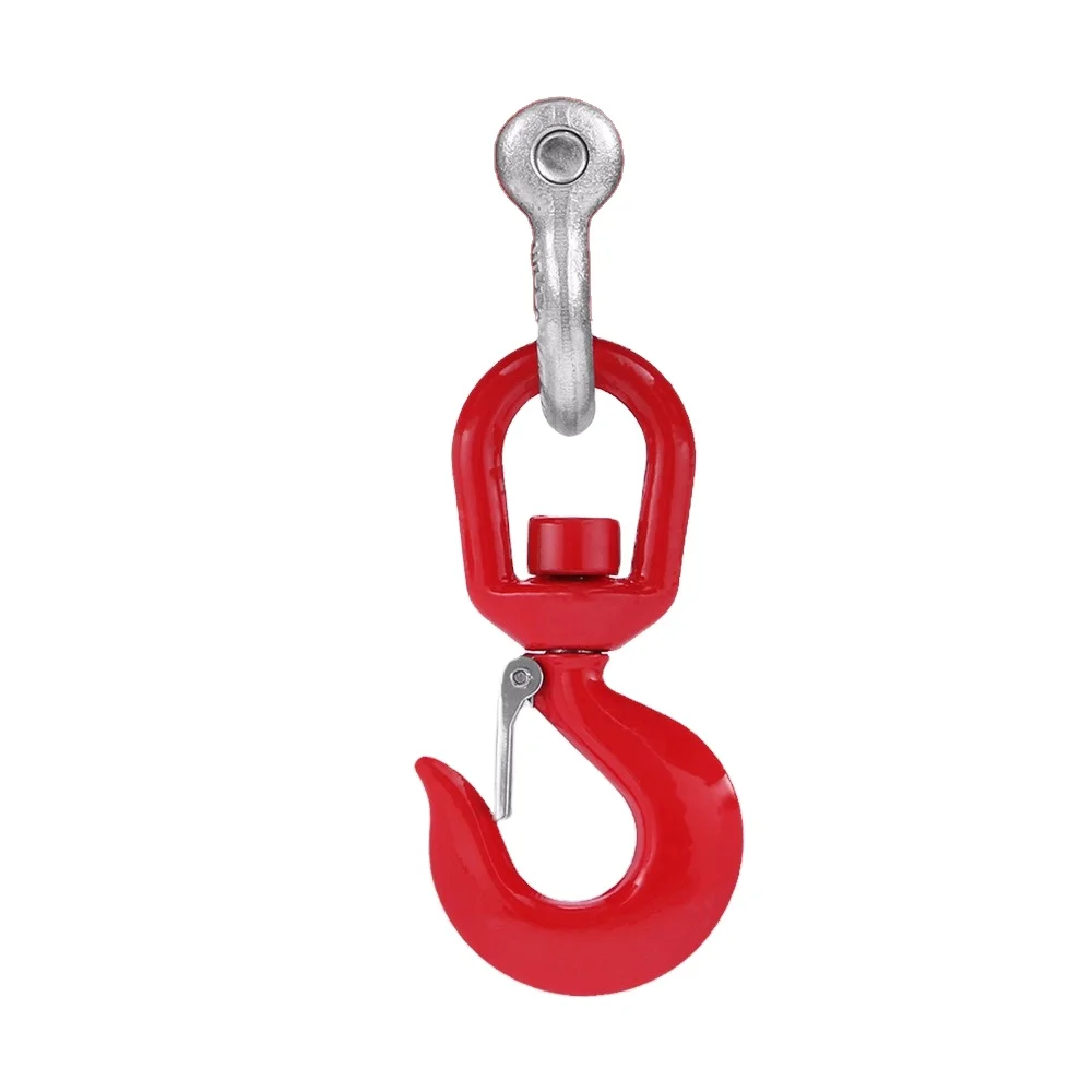 Forklift Lifting Hook 6000 LBS Capacity Forklift Lifting Hoist Swivel Hook Mobile Crane Forklift Attachments (3000kg)