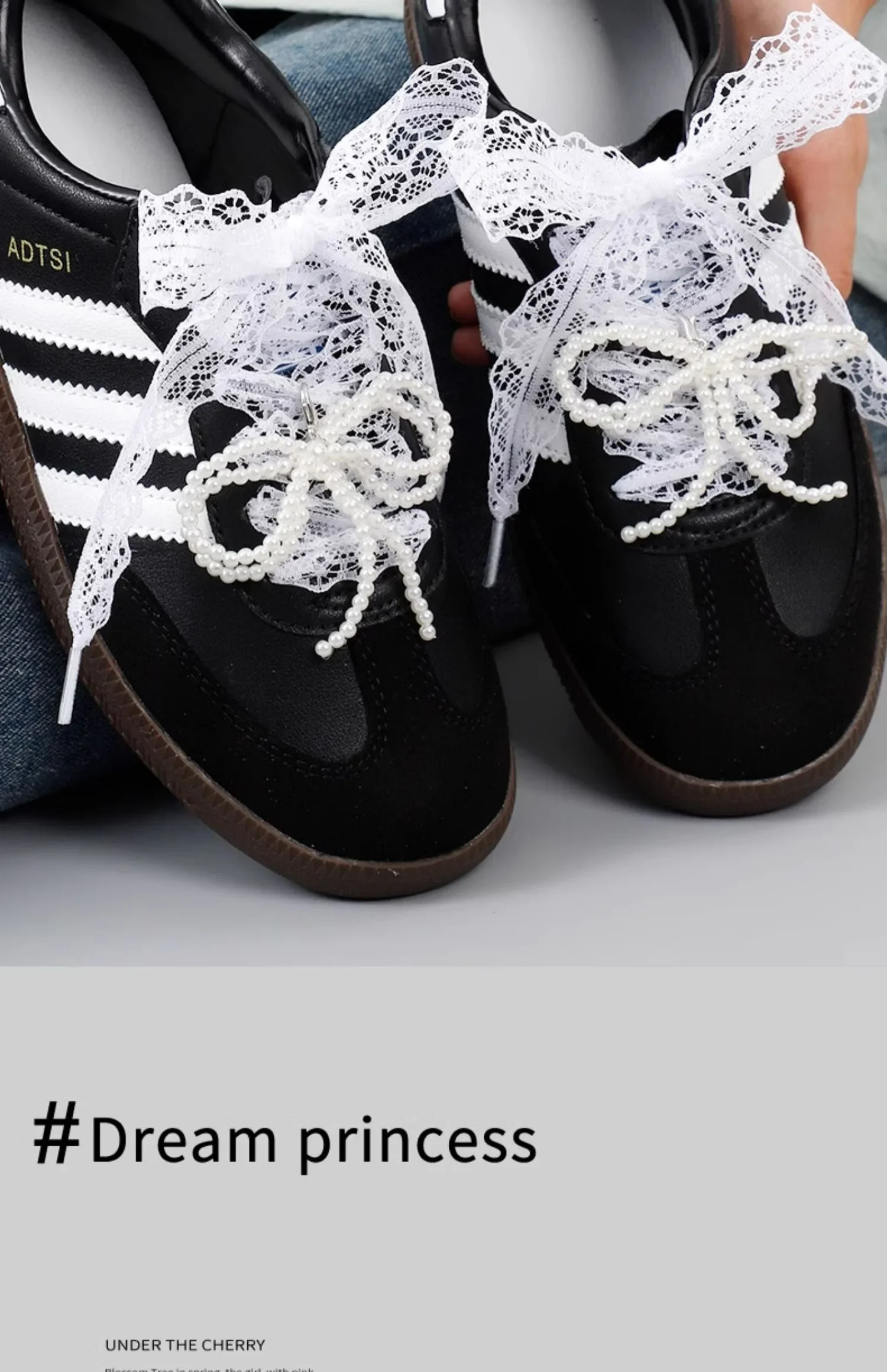 Fancy Lace 2.9CM Width Flat Shoelace for Sneakers Shoelaces for Women Casual Shoes Black White Shoe Laces Accessorices
