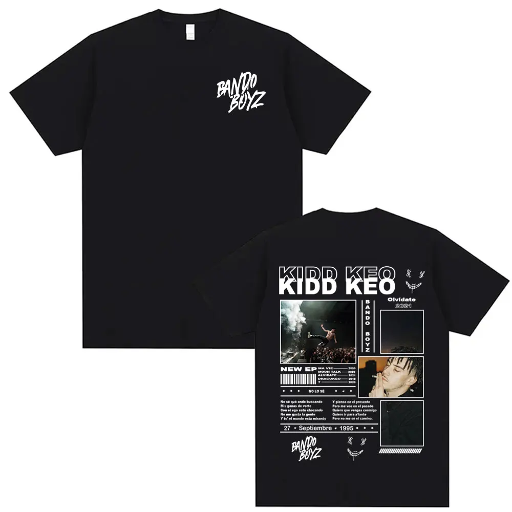 Rapper Kidd Keo Bando Boyz Graphic Print T-shirts Men Women Funny Hip Hop T-shirt Summer Individuality Tide Cotton Cozy T Shirts