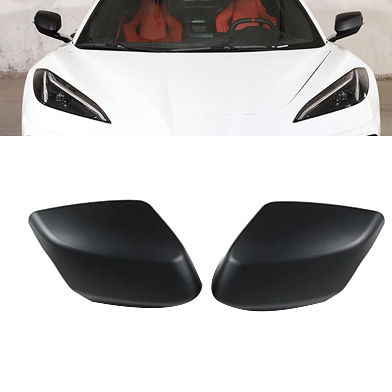 

For Corvette C8 2020-2023 Side Door Rearview Mirror Cover Trims Car Replacement Accessories Rearview Mirror Shell