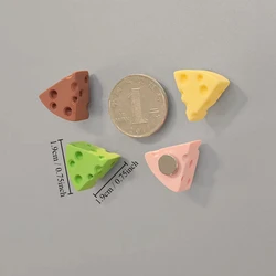 5/10pcs Cheese Mini Cheese Refrigerator Magnet Cute Small Magnetic Decoration Photo Message Wall