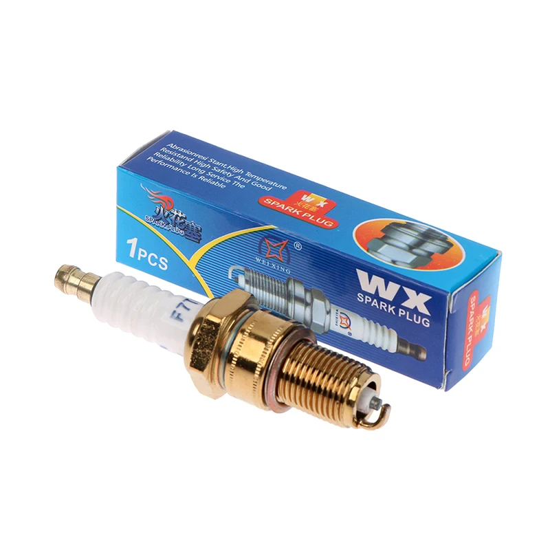 Spark Plug F7TC for Generator Rototiller Water Pump Lawnmower Tractor Go Kart Farm Machinery Parts