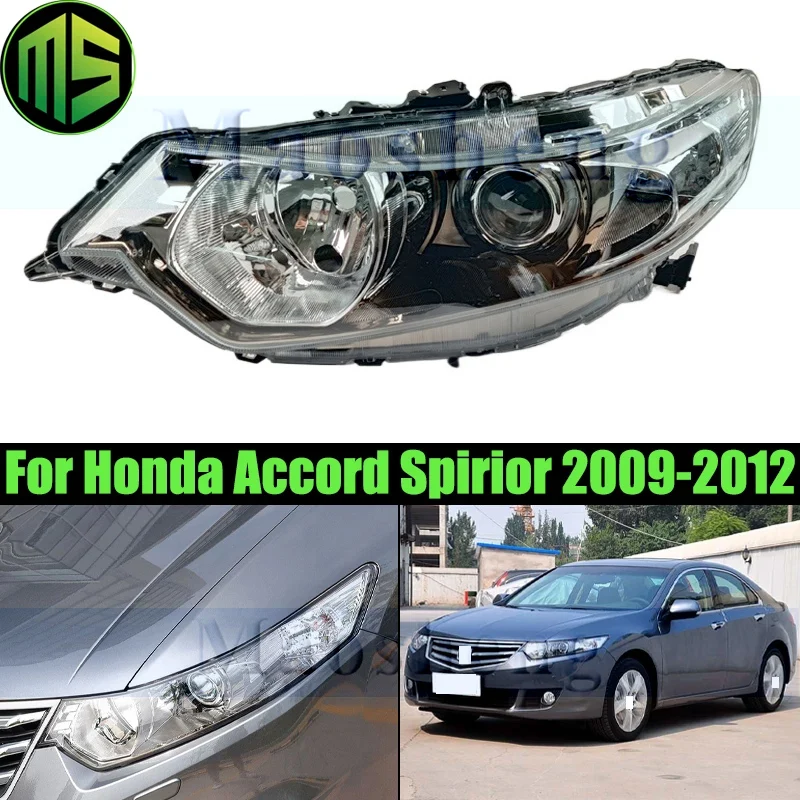 

Maosheng White Halogen or Xenon Front Head Light Head Lamp For Honda Accord Spirior 2009-2012 Headlight Headlamp Turn Light