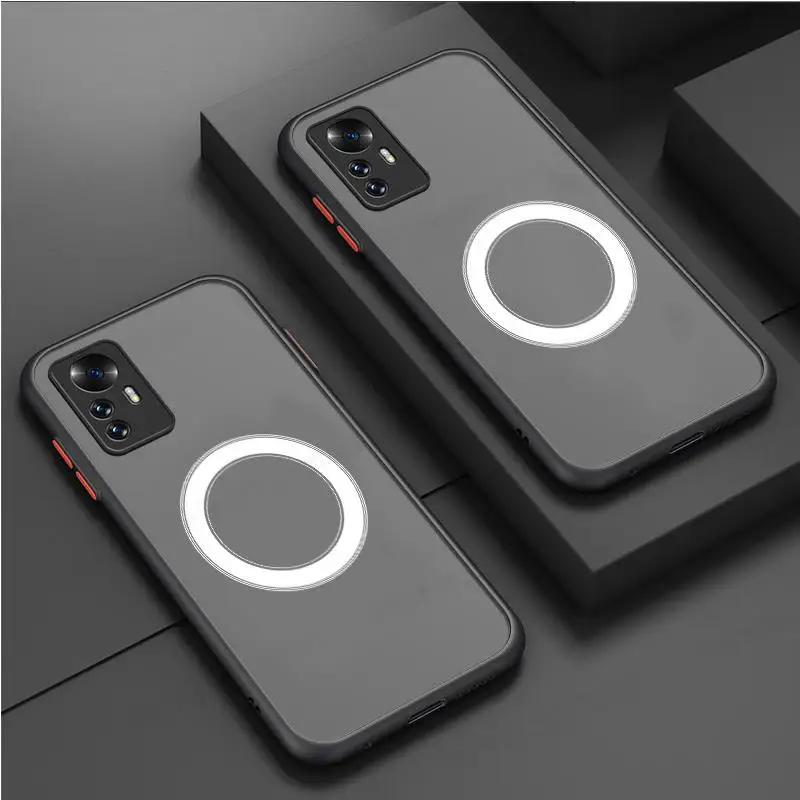 For Magsafe Magnetic Case For Xiaomi MI 13 12 Ultra Wireless Charger Magsafing Cover For Mi 12 Pro 11 Ultra Lens Protective Case