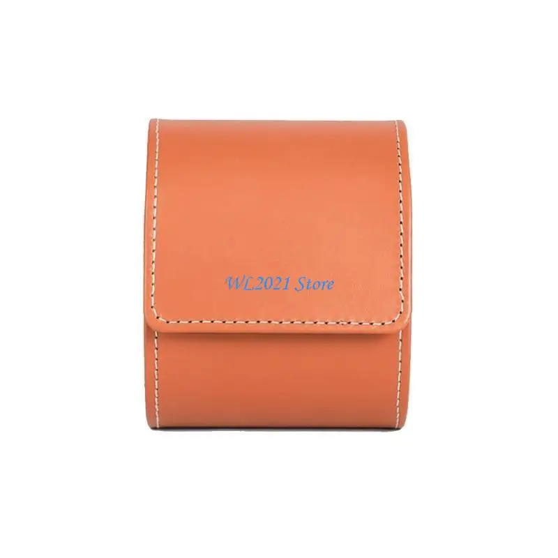 

G5GC Vintage Leather Watches Roll Travel for Case Wristwatch Boxes Gi