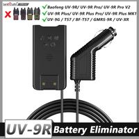 Baofeng UV 9RPro V2 Battery Eliminator Car Charger 12V UV-9R Plus Walkie Talkie Cigarette Lighter For UV-9G / T57 / BF-T57 Radio