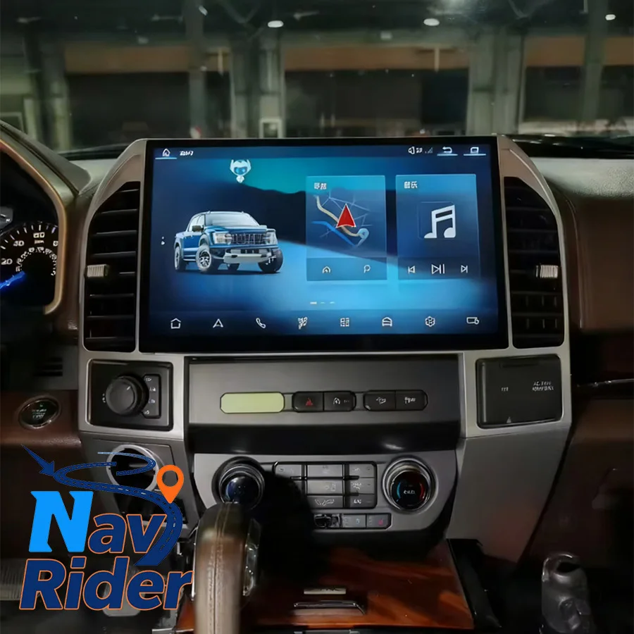 14.6'' Screen Dual System For Ford F150 F-150 Raptor 2015-2019 Navi Carplay Stereo Car Android Multimedia Player Bluetooth GPS