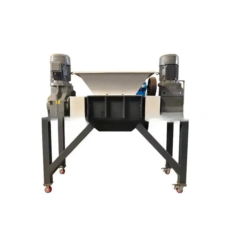 고무 금속 이중 쓰레기 나무 소형 샤프트 플라스틱 파쇄 다기능 슈레더