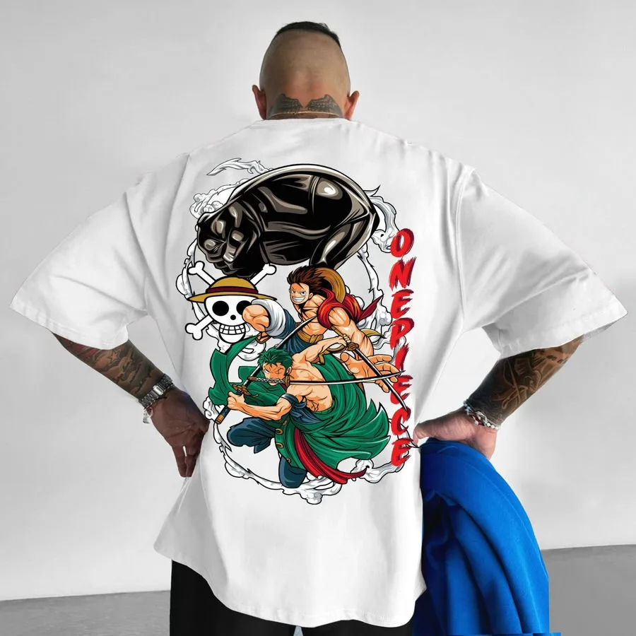 

Лето 2022, цельная футболка с рисунком аниме, мужская уличная одежда большого размера, хлопковые женские футболки с короткими рукавами, одежда Harajuku Y2k