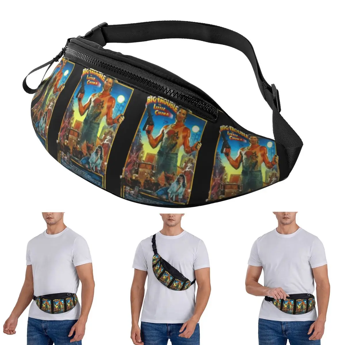 

Crossbody Waist Bag Big Trouble In Little China Men Women Fanny Pack Travel Running Money Phone Pouch