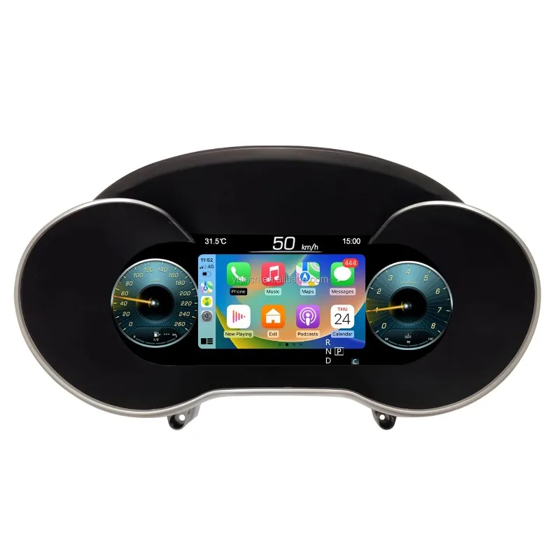 

Для C-класса, GLC W253 W205, 2015-2018 гг., 12,3-дюймовая ЖК-панель приборов, цифровой спидометр, замена ЖК-панели приборной панели, автомобильная ЖК-панель приборов.