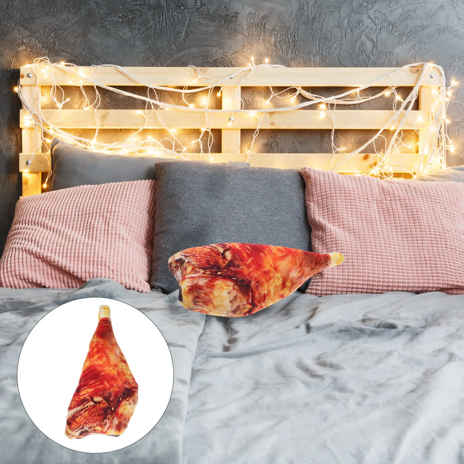 

Roasted Tendon Of Beef Shaped Pillow Cute Food Simulation Hugging Cushion Stuffed Gift For Sofa Bed Decor Pp Cotton Filled