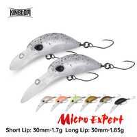 Kingdom Micro Expert Floating Minnow 1.7g 1.85g 30mm Fishing Lure Artificial Hard Bait Floating Fishing Lure Trout  Perch Bass