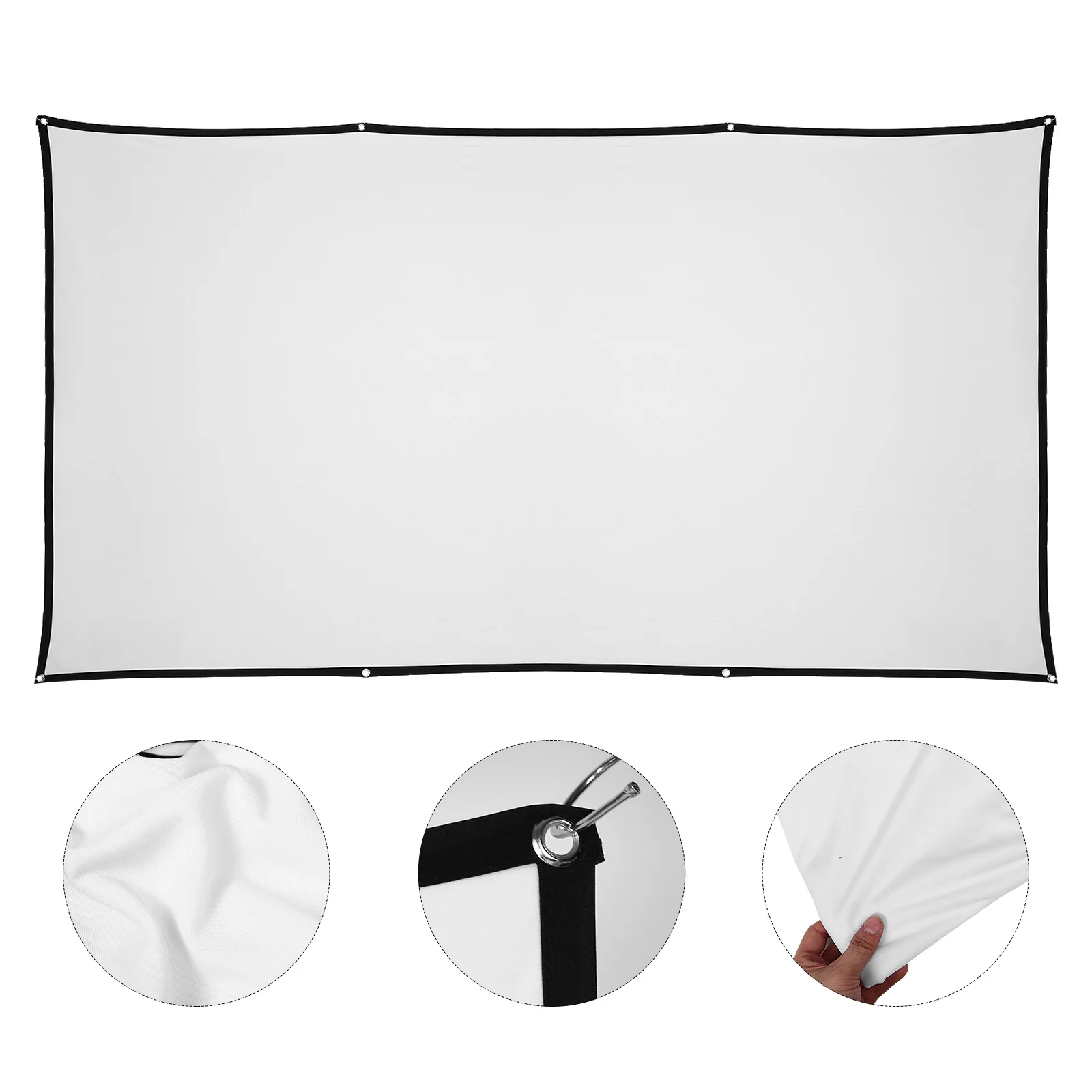 

Foldable Projector Screen Outdoor Indoor Portable White 100 Inch 16:9 Cinema Camping Theater Movie Screen Hd Projection