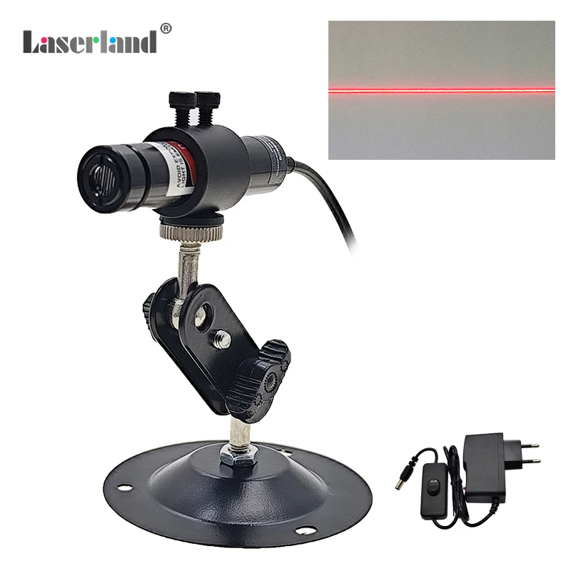 638 nm roter Linienlasermodul-Generator für Hofdekoration, Halloween-Lasersumpf, Teich, gruseliges Haus