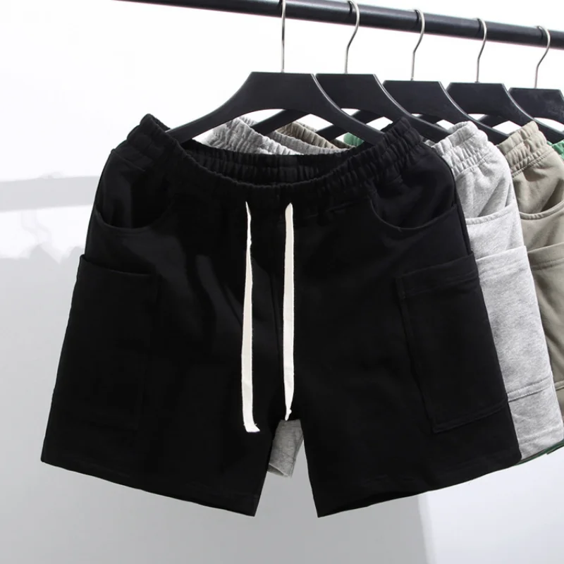 Man Short Pants Shorts For Men With Korean Style Cortos New In Pant 2024 Essential Summer Fashion Ice No Logo 90s Hot Deals Xl