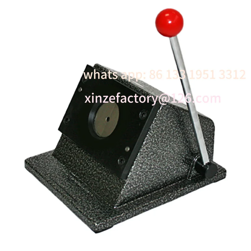 

PVC material badge cutting machine Exclusive paper cutter Desktop paper cutter Round cutting electric
