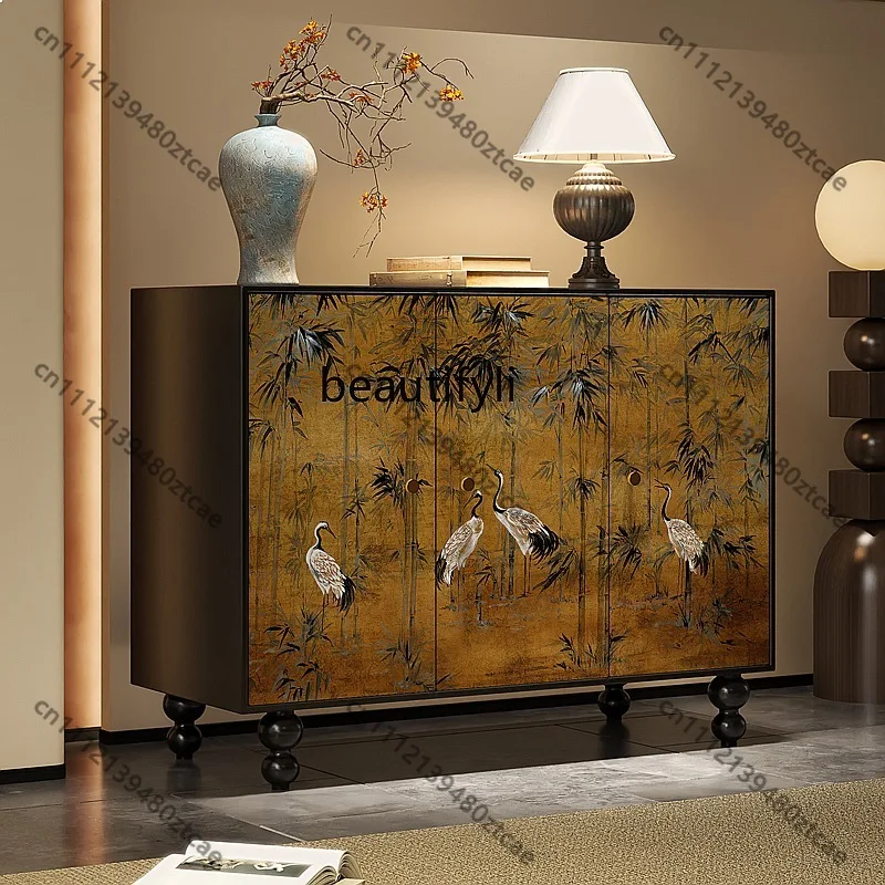 Retro Hallway Sideboard Living Room Aisle Storage Cabinet
