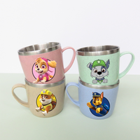 Paw Patrols Stainless Steel Water Cup Chase Skye Cute Anime Thermo Mug Kids Home Anti-drop Toothbrush Glass Child Birthday Gift