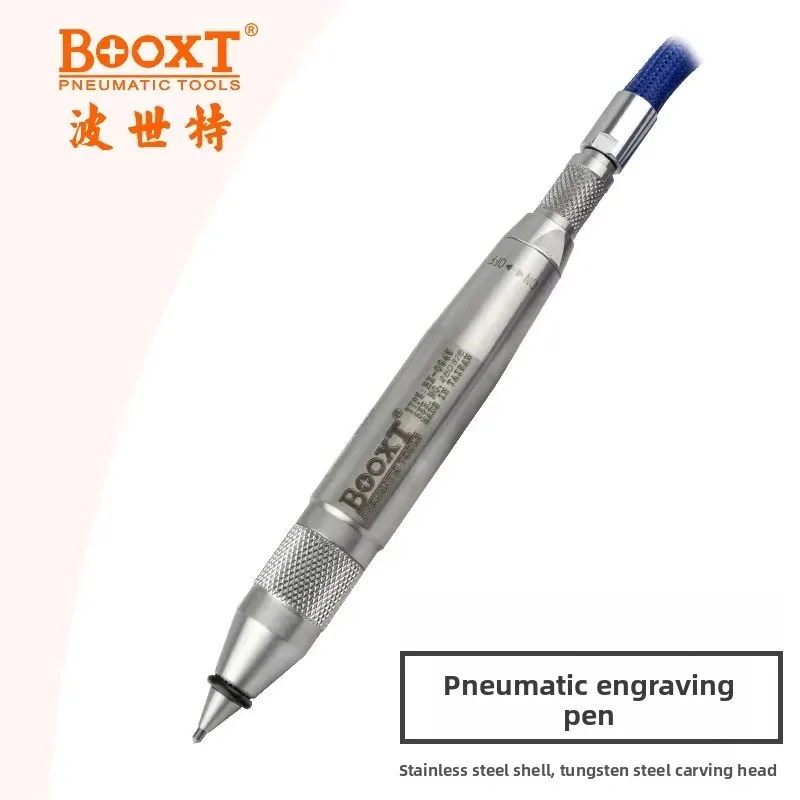 Booxt Lettering Pen Satchel Tungsten Steel Head Glass Metal Lettering Pen Pneumatic Engraving Imported Bx-094W