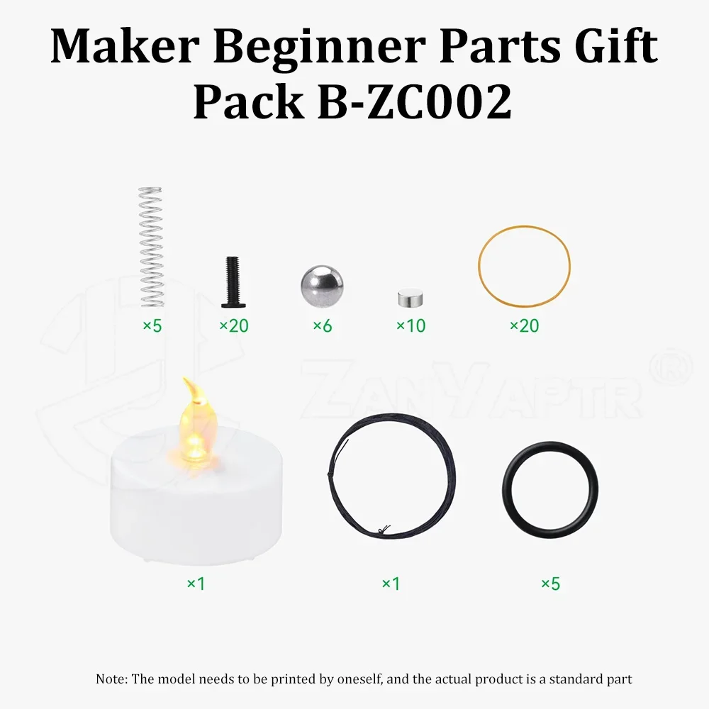 Bambu Lab B-ZC002 All-in-One Beginner DIY Creative Model Assembly Gift Kit