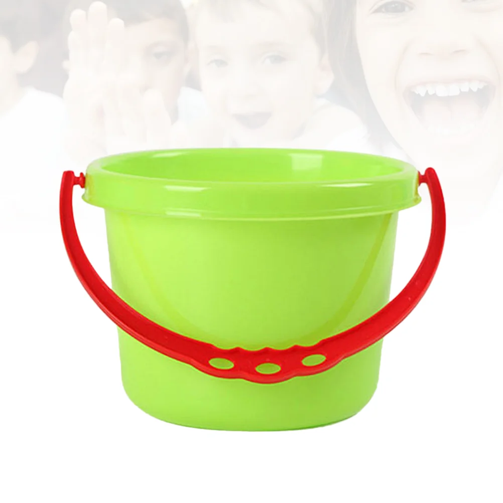 

Creative Sand Tool Beach Kids Children Playing Water Toy Plastic Beach Pail Bucket for Pool Backyard(Random Color)