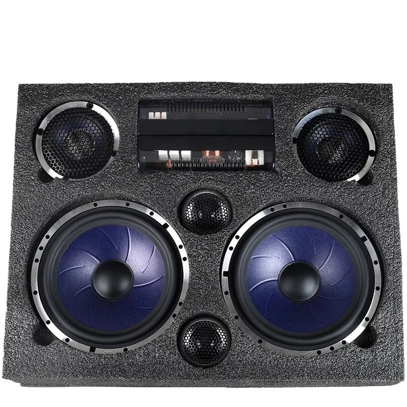 Carro Midrange Bass Speakers com Tweeters, 3 Way, 6.5 Polegada, gama completa, Car Audio, venda quente