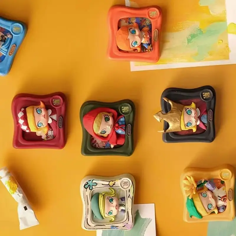 

POP MART Molly 'Scenery along the Way' Blind Box Collectible Figurine Genuine Fridge Magnet for Desktop Decoration