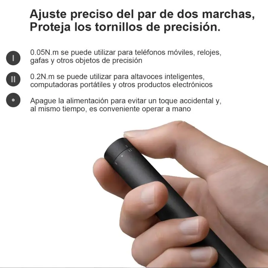 Xiaomi Mijia Elektrischer Präzisionsschraubendreher, Zweigang-Drehmoment-Magnetschraubendreher-Set, 400+ Präzisionsbits aus S2-Stahl, Typ-C wiederaufladbar