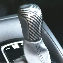 For Toyota Camry 70 2018-2023 for Corolla 2019 2020 2021 2022 2023 AT Carbon Fiber Car Interior Gear Shift Knob Head Cover Trim