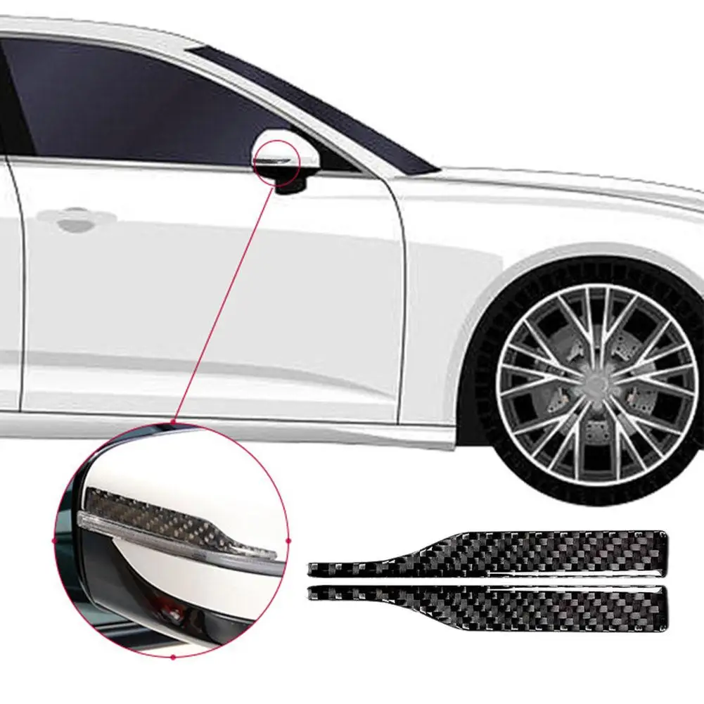 

2pcs Mirror Edge Protection Car Crash Strips Protect Lightweight Texture Anti Scratch Sticker Car Scratch Protection Car accesso