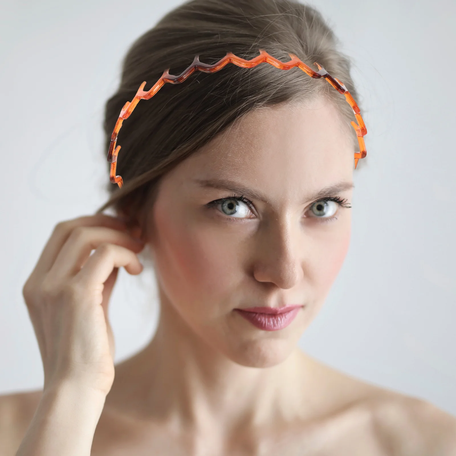 Hombre diadema blanca peine para el cabello mujeres diademas de dientes de tiburón para niñas accesorios